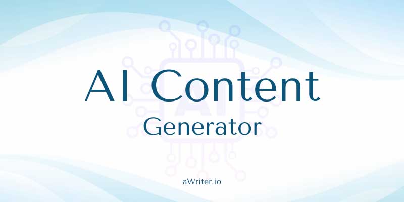AI Content Generator - aWriter.io